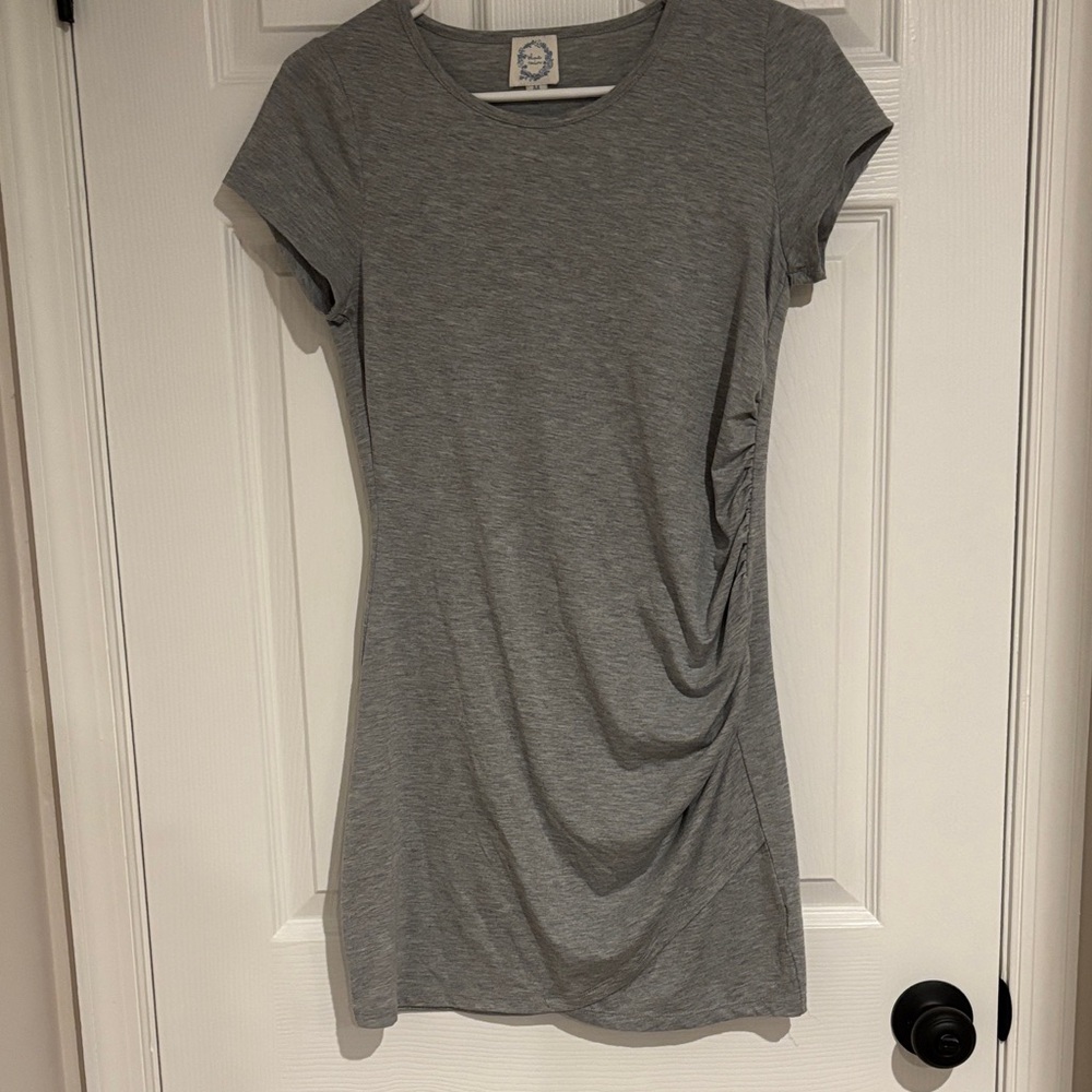 Blue Rain Light Gray Dress
